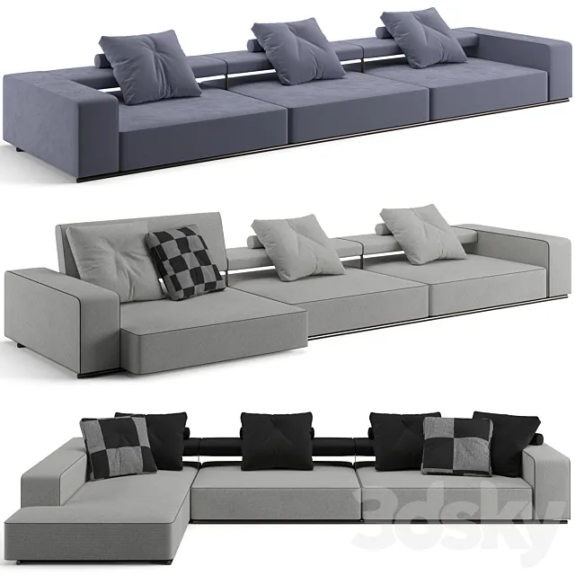 B&B Italia Andy sofa 412 cm 3DModel B&B Italia Andy sofa 412 cm 3DModel
