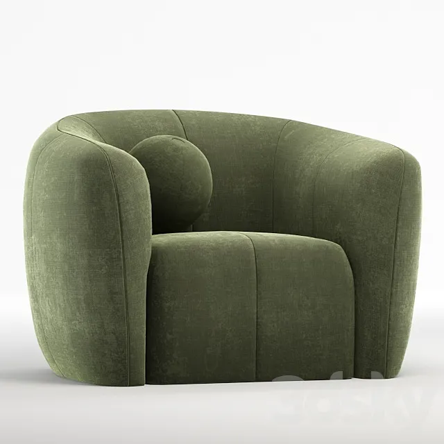 B&B Italia Armchair 3D Model