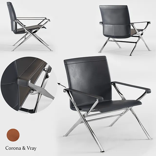 B&B Italia Beverly14 Armchair 3DModel