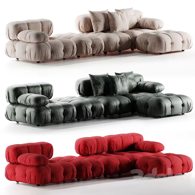 Bb Italia Camaleonda 3D Model Bb Italia Camaleonda 3D Model