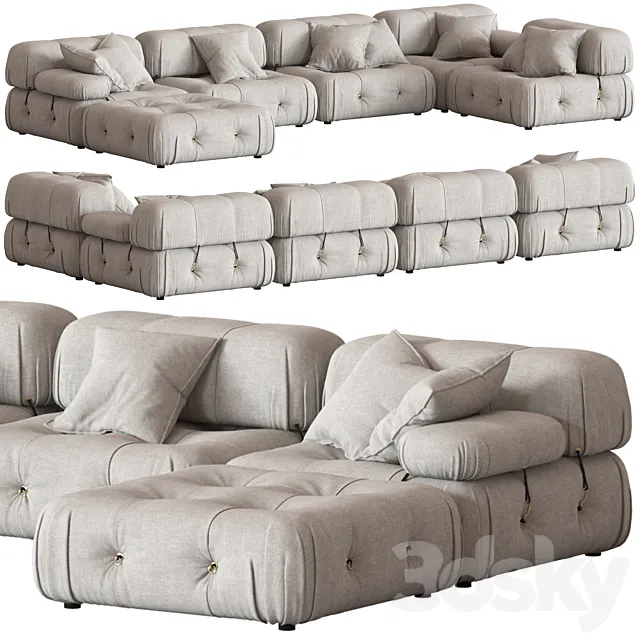 B&B Italia Camaleonda Sofa2 3D Model
