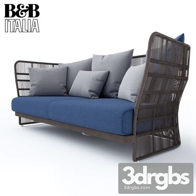 BB Italia Canasta Sofa 13 3D Model Download BB Italia Canasta Sofa 13 3D Model Download