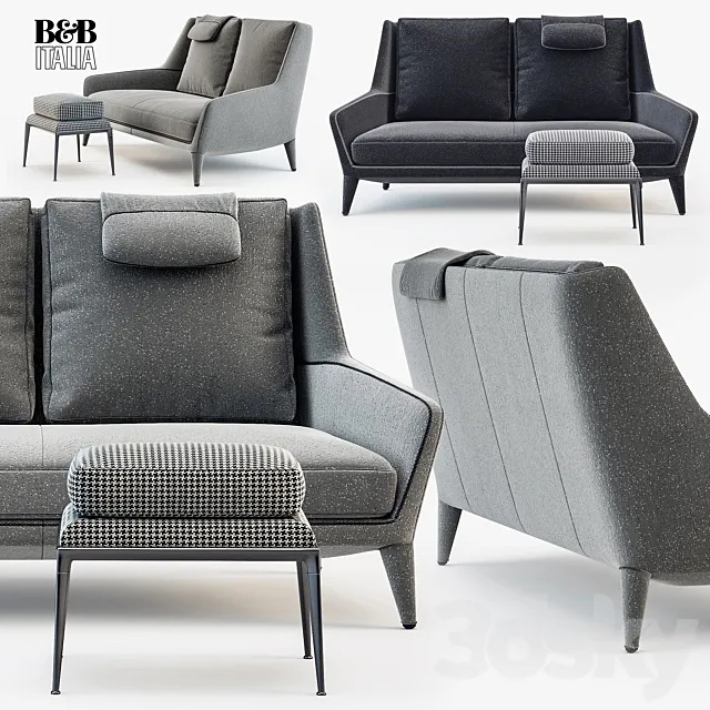 B&B Italia Edouard ED183 3DModel B&B Italia Edouard ED183 3DModel