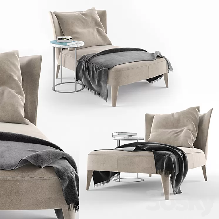 BB Italia Febo Lounge 3D Model BB Italia Febo Lounge 3D Model