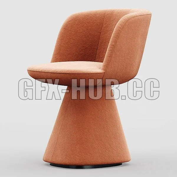 B&B Italia Flair O Chair 3D Model