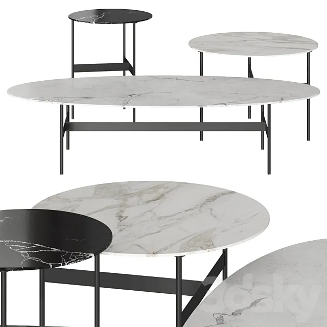 B&B Italia Formiche Coffee Tables 3D Model