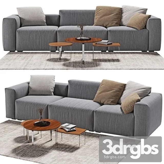 BB Italia George Sofa 02 3D Model Download BB Italia George Sofa 02 3D Model Download
