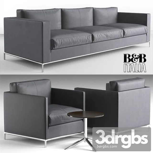 BB Italia George Sofa 3D Model Download BB Italia George Sofa 3D Model Download