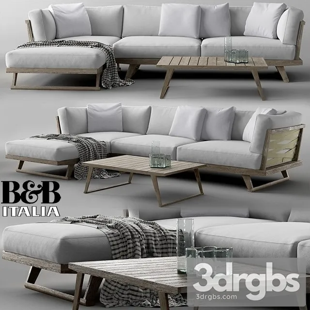 BB Italia Gio Sofa 01 3D Model Download BB Italia Gio Sofa 01 3D Model Download