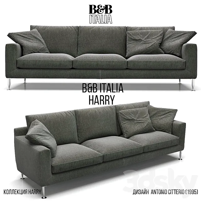 b&b italia Harry 3DModel b&b italia Harry 3DModel