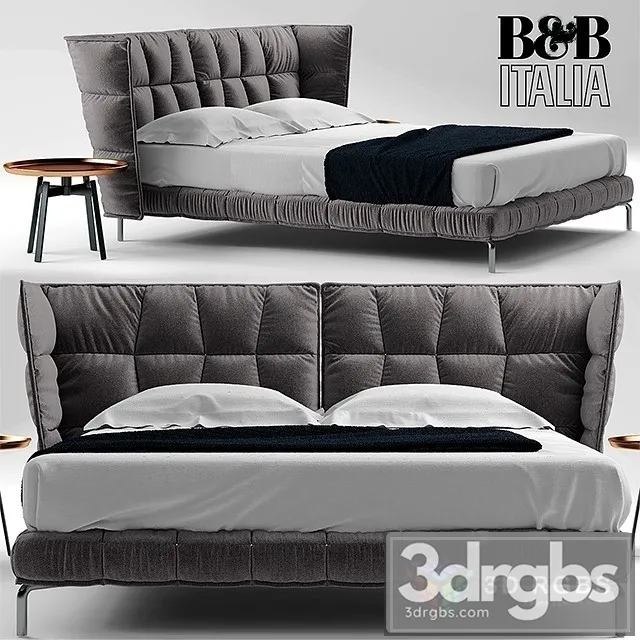 BB Italia Husk Bett Bed 3D Model Download