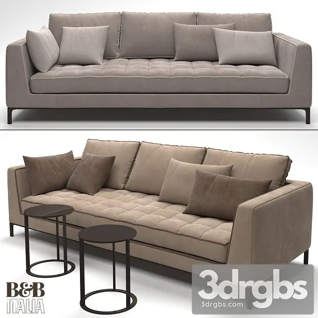 BB Italia Lucrezia Sofa 3D Model Download BB Italia Lucrezia Sofa 3D Model Download