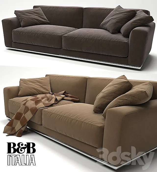 B&B Italia Luis Sofa 3D Model B&B Italia Luis Sofa 3D Model