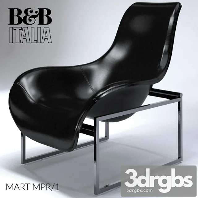 BB Italia Mart Mpr 1 Chair 3D Model Download BB Italia Mart Mpr 1 Chair 3D Model Download