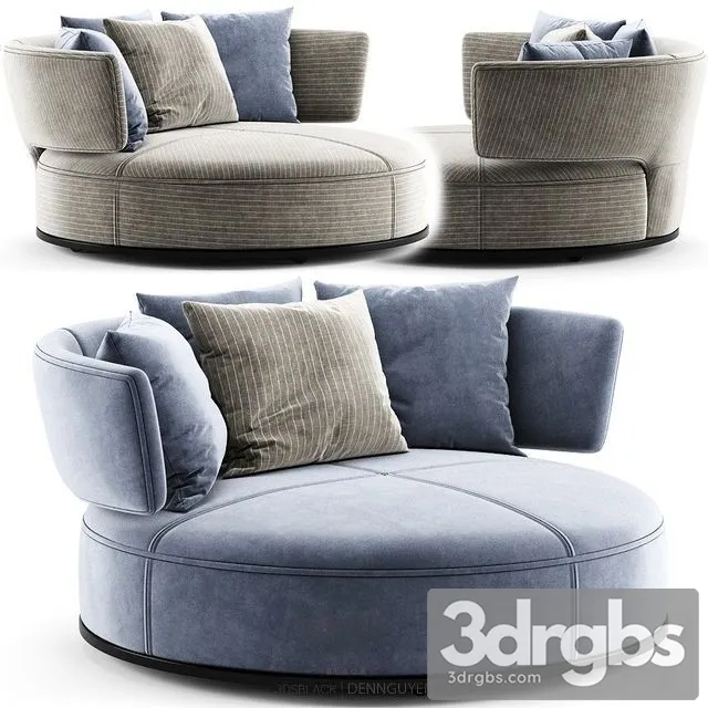 BB Italia Michel Effe 3D Model Download BB Italia Michel Effe 3D Model Download