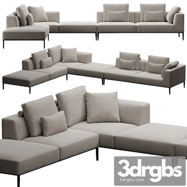 B&B Italia Michel Effe 3D Model Download B&B Italia Michel Effe 3D Model Download