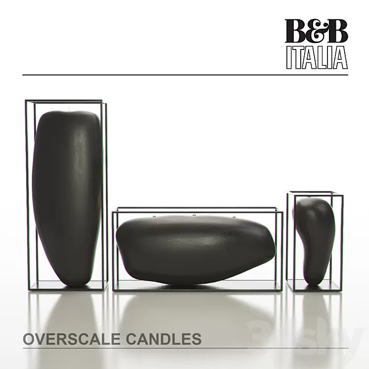 B&B ITALIA OVERSCALE Candles 3D Model