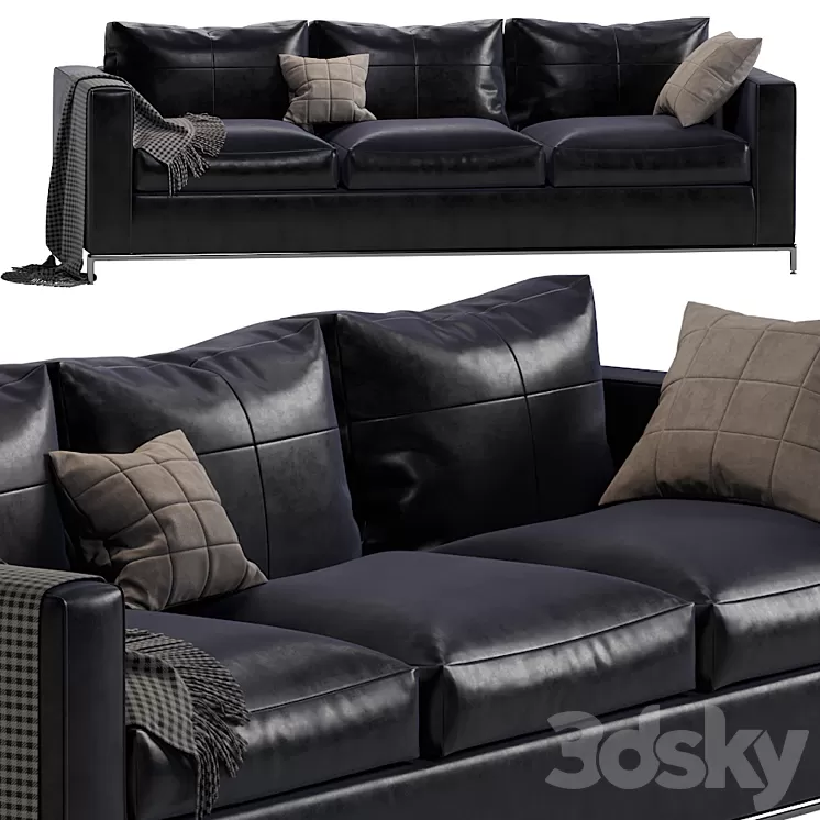 B&B Italia Project GEORGE Sofa 3D Model B&B Italia Project GEORGE Sofa 3D Model