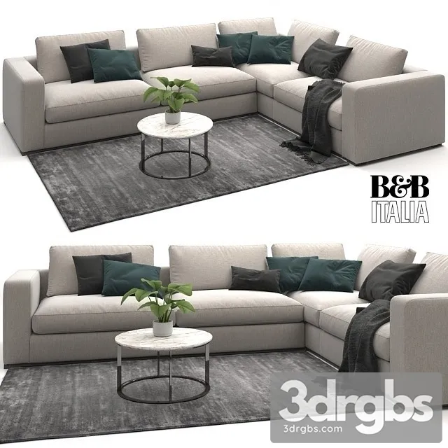 BB Italia Richard Sofa 02 3D Model Download BB Italia Richard Sofa 02 3D Model Download