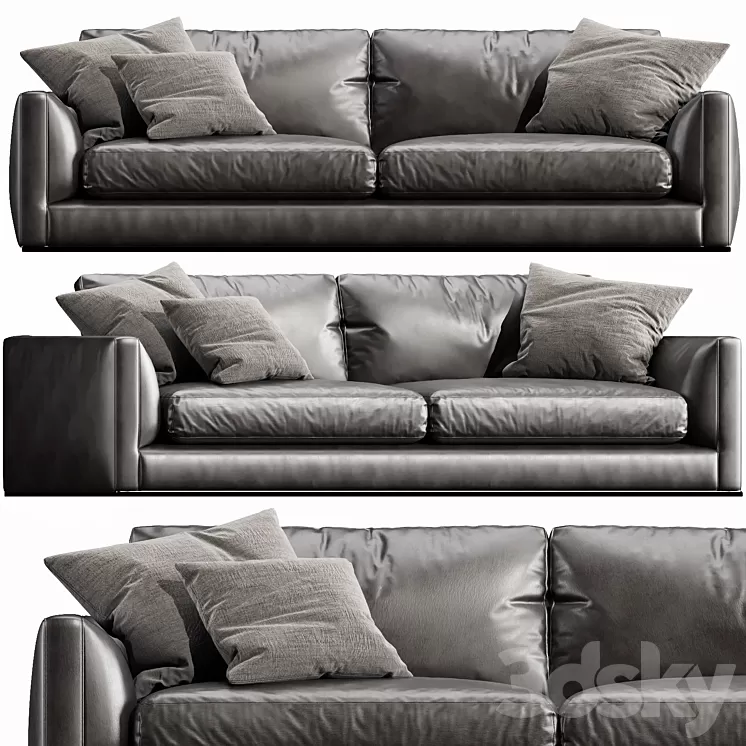 B&B Italia Richard Sofa 3D Model