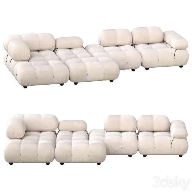 B&B Italia Sofa Camaleonda 3D Model B&B Italia Sofa Camaleonda 3D Model