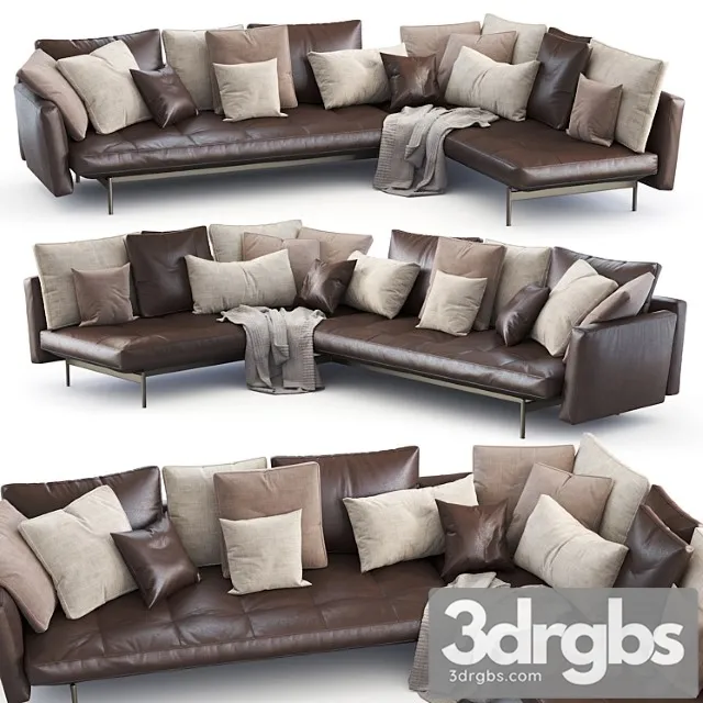 B&b italia sofa sake 2 3D Model Download B&b italia sofa sake 2 3D Model Download