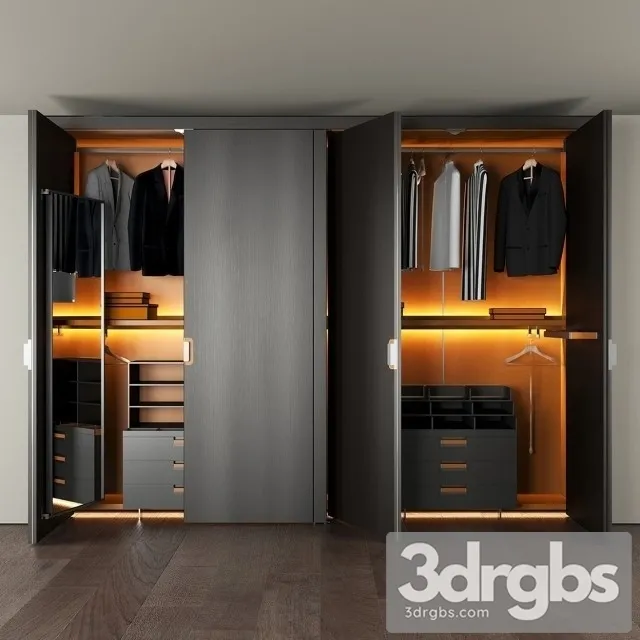 BB Italia Wardrobe 3D Model Download BB Italia Wardrobe 3D Model Download