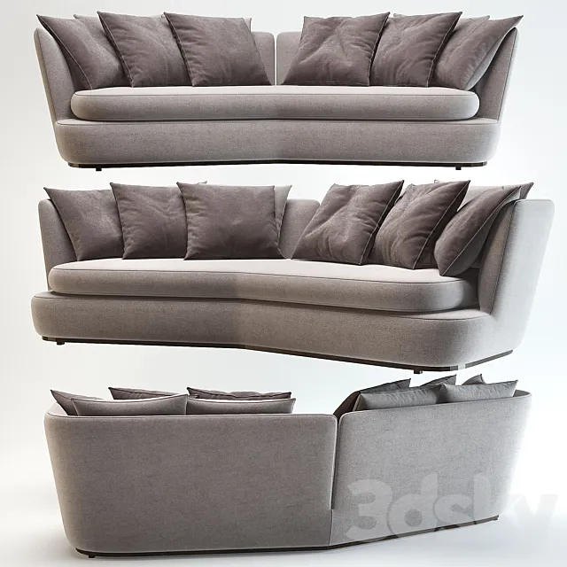 B&b Italia_apollo Sofa 3DModel