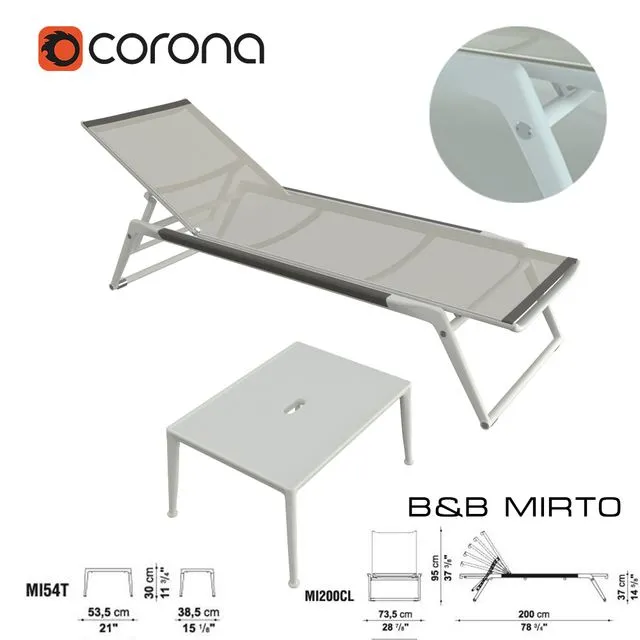 b&b MIRTO MI200CL recliner 3D Model