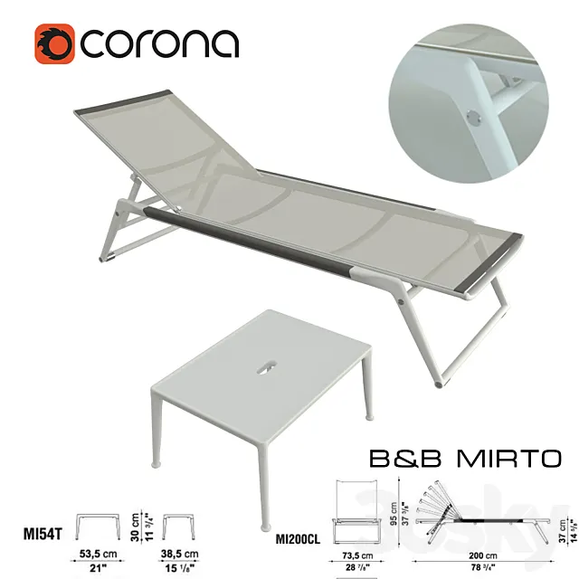 b&b MIRTO MI200CL | recliner 3D Model