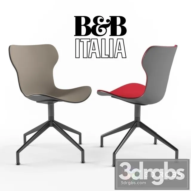 BB Papilio Shell Chair 3D Model Download