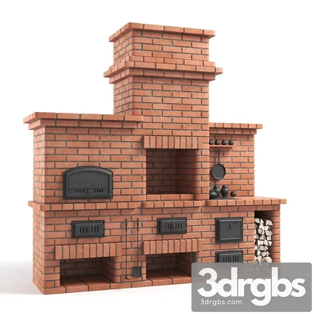 Bbq Brick Oven 3D Model Download Bbq Brick Oven 3D Model Download