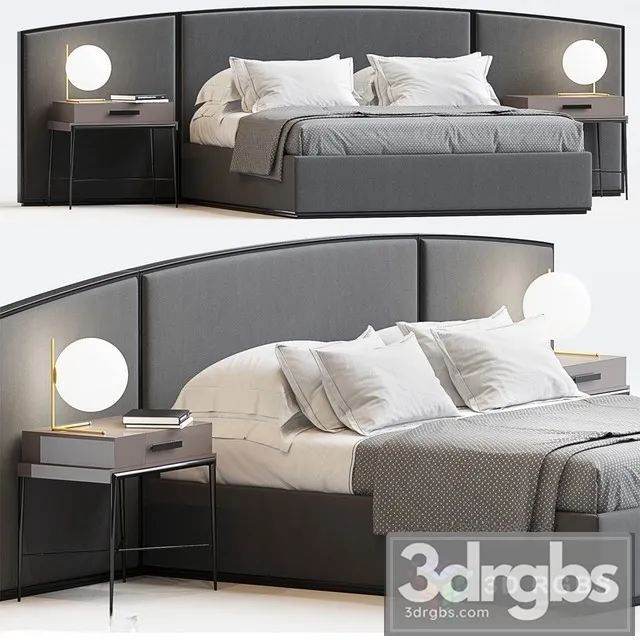 Bbsccs 20 Moderm Bed 3D Model Download