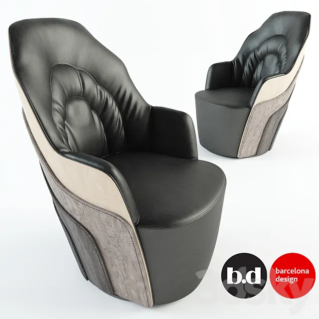 BD Barcelona Design – Couture Armchair 2016 3DModel