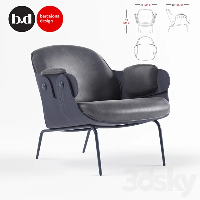 BD Barcelona Design LOW LOUNGER (2014) 3DModel