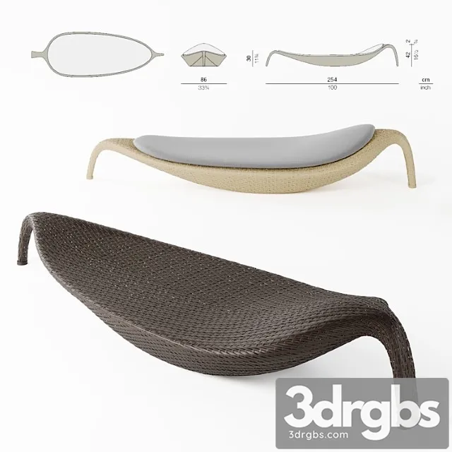 Beach Chair The Leaf Collection 3D Model Download