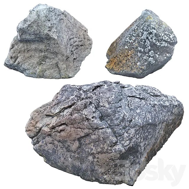 Beach Rocks Vol.04 3D Model Beach Rocks Vol.04 3D Model