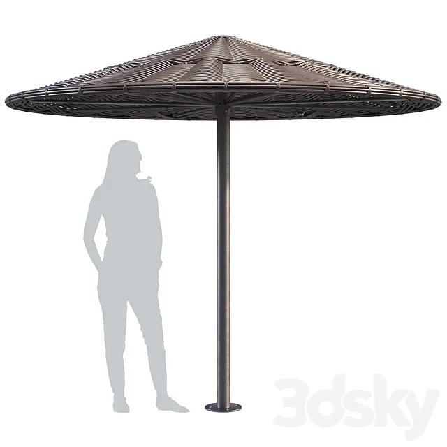 Beach umbrella Premium 3D Model