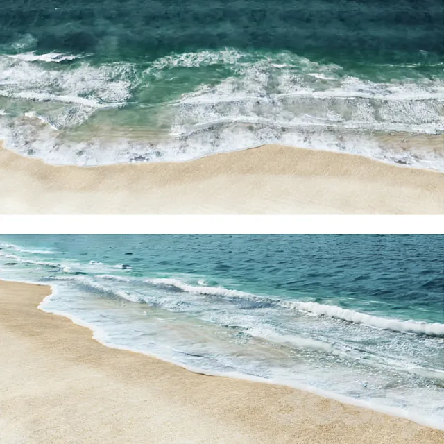 Beach waves 3DModel