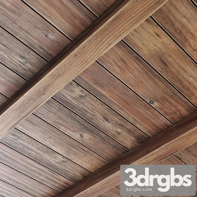 Beam Decor Wall N3 Dekor Iz Balok 3D Model Download