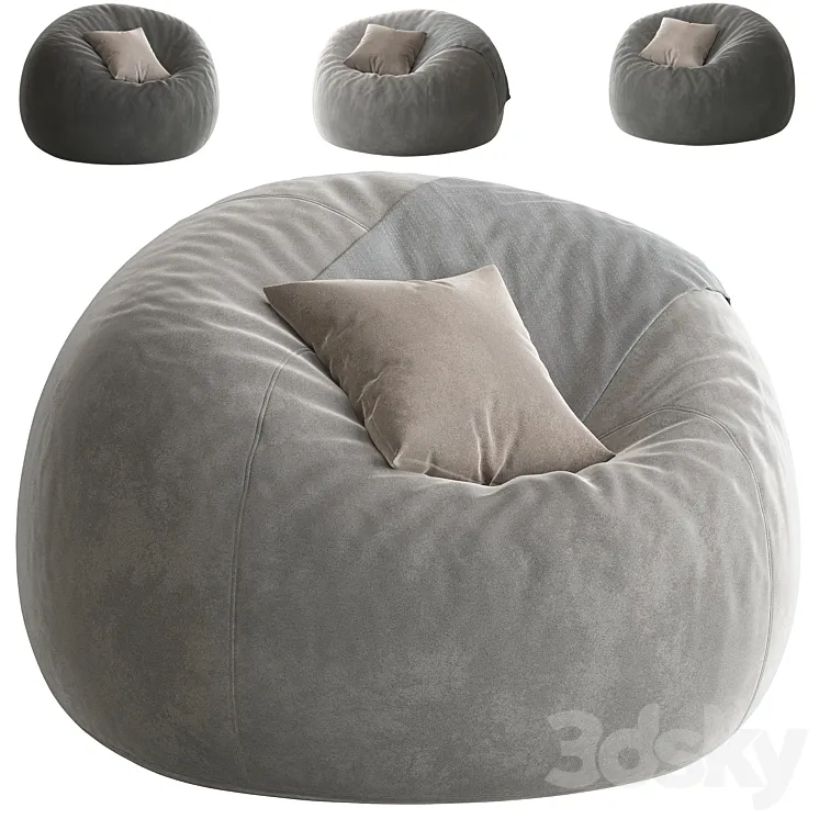 Bean bag 3D Model Free Download