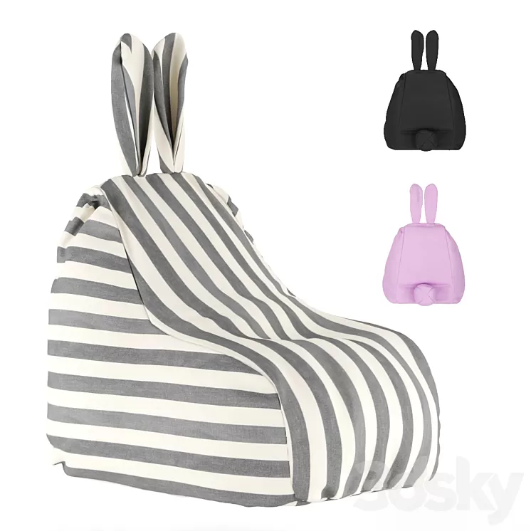 bean bag chair 3D Model