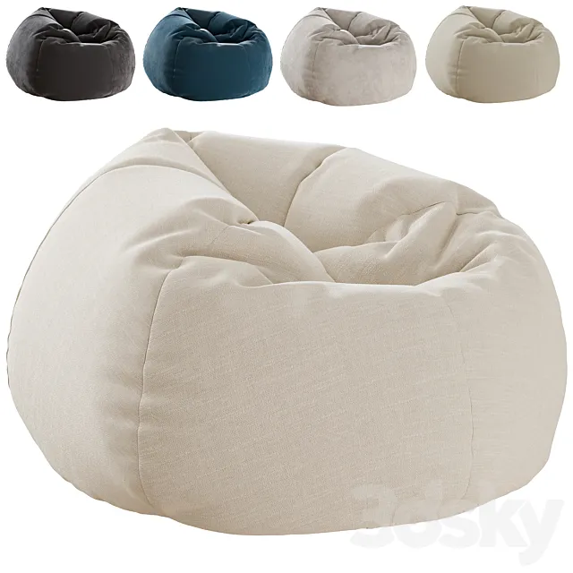 Bean bag chair 3DModel Bean bag chair 3DModel