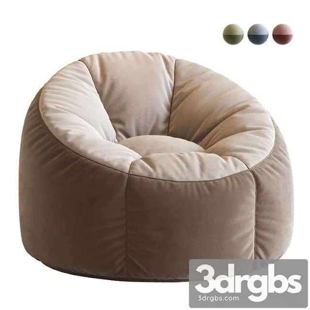Bean Bag Chair 5 3D Model Download