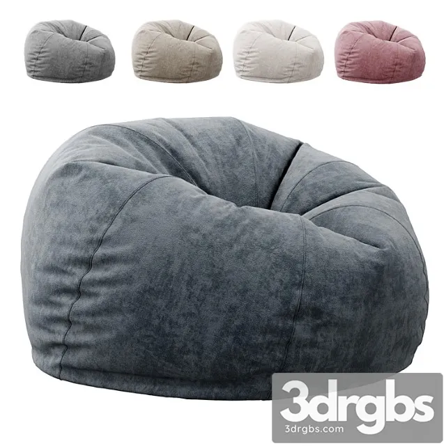 Bean bag chair by westelm 2 3D Model Download