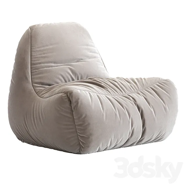 Bean Bag Chair N8 3D Model Bean Bag Chair N8 3D Model