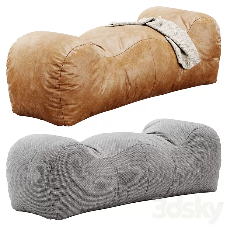 Bean bag chair sofa 3D Model Bean bag chair sofa 3D Model