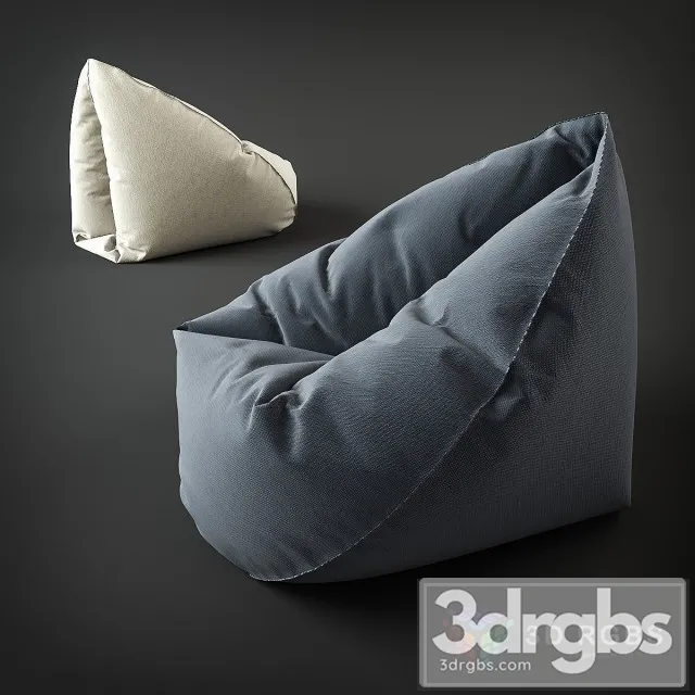 Bean Bag Fabric 3D Model Download