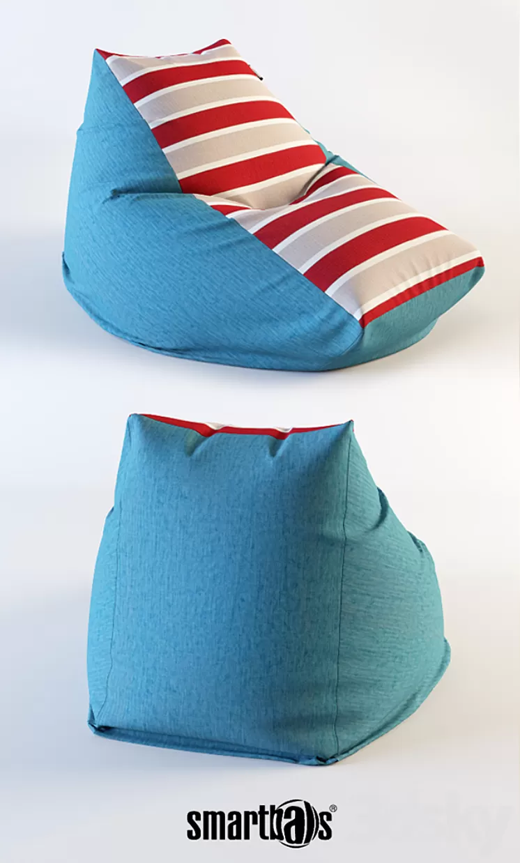 Bean bag "Trapeze" \/ from the Russian company Smartballs. 3D Model Bean bag "Trapeze" \/ from the Russian company Smartballs. 3D Model