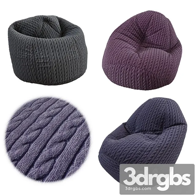 Bean bags 2 3D Model Download